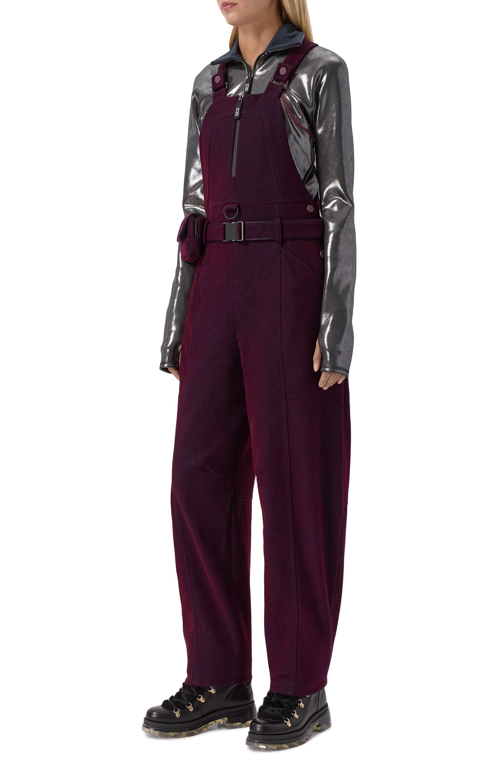 Бархатный комбинезон GIORGIO ARMANI, арт. GW004373/AF30156, фото 3