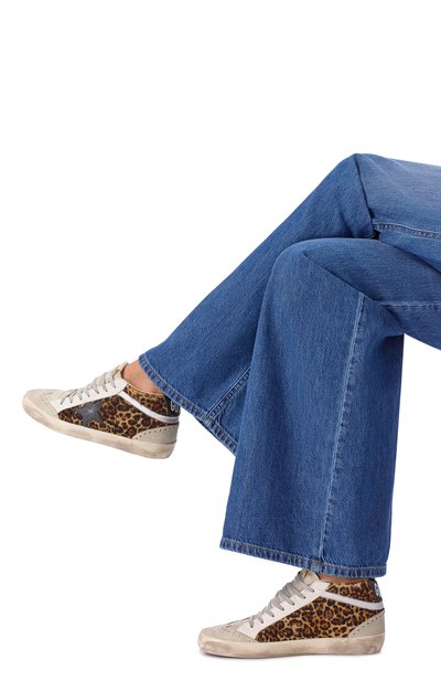 Кожаные кеды mid star GOLDEN GOOSE DELUXE BRAND, арт. GWF00122.F003766, фото 2