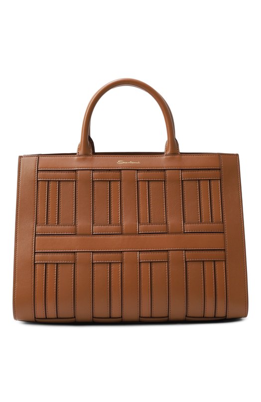 Сумка-тоут Santoni DIBBA2462CG-HNACC39 Коричневый DIBBA2462CG-HNACC39