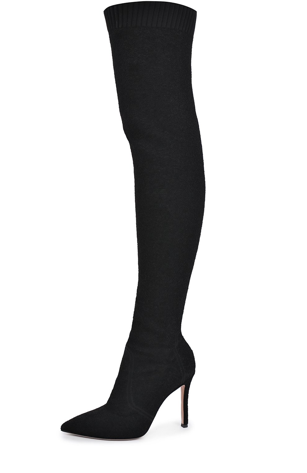 Текстильные ботфорты fiona на шпильке GIANVITO ROSSI, арт. G80718.15RIC.KIB, фото 4