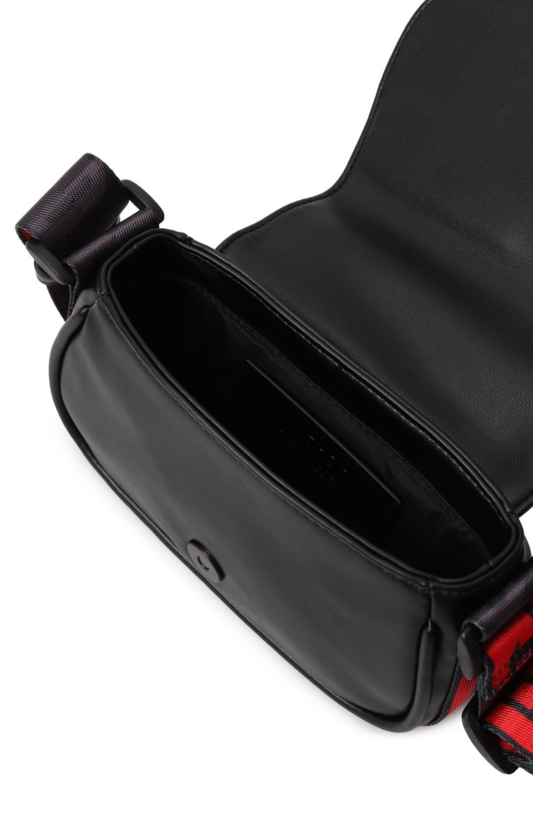 Детская сумка DIESEL черного цвета, арт. J02138/PR525 | Фото 4 (Нос: Не проставлено; Материал: Экокожа; Автоматизация состава: Проставлено)