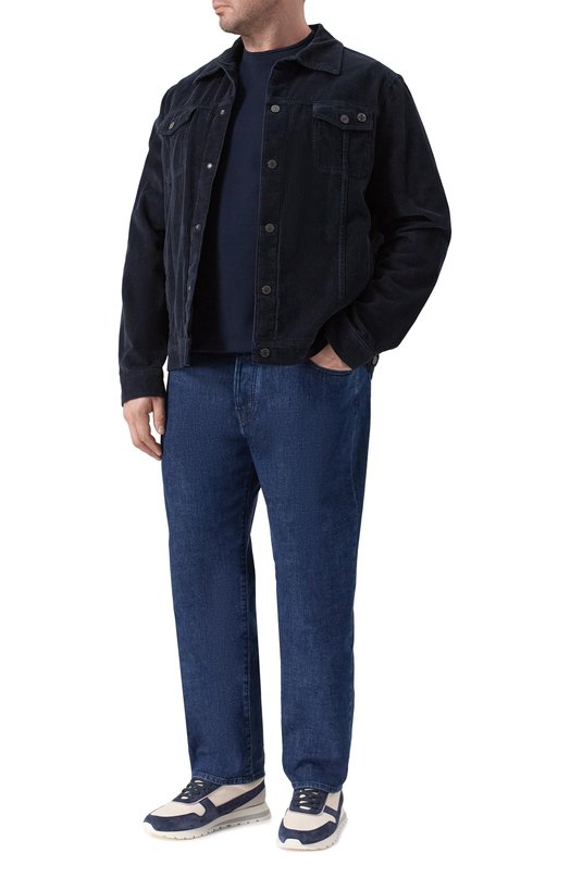 Хлопковая футболка Canali T0931/MJ02439 Синий  T0931/MJ02439 Фото 2