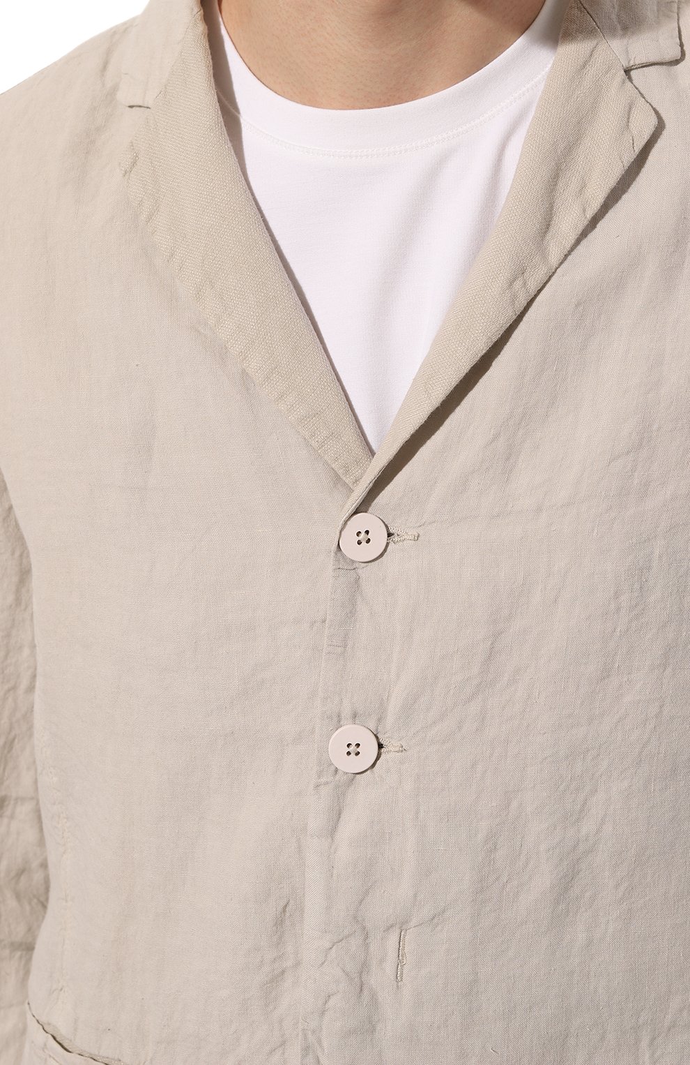 Льняной пиджак TRANSIT, арт. CFUTRTD134, фото 5