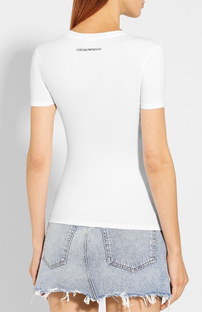 Хлопковая футболка EMPORIO ARMANI, арт. 6G2T7N/2J07Z, фото 4