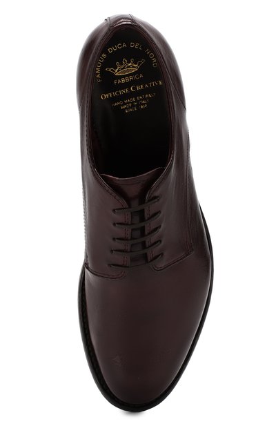 Кожаные дерби OFFICINE CREATIVE, арт. ANAT0MIA/60/BUFAL0, фото 5