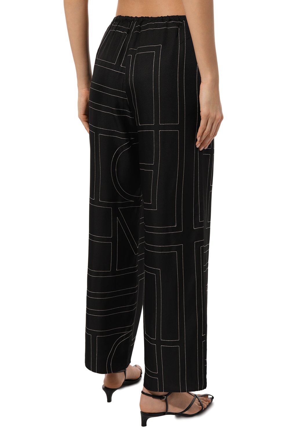 Шелковые брюки TOTEME, арт. 213-255-707, фото 4