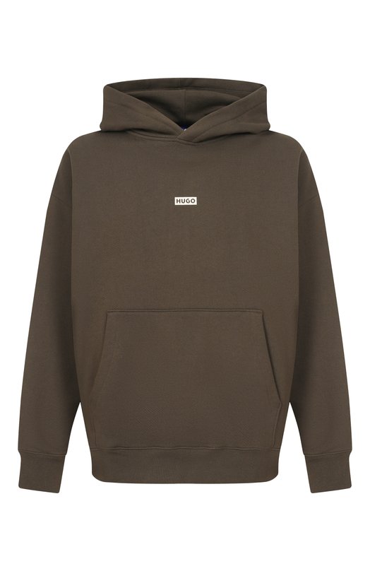 Хлопковое худи HUGO Blue 50510724 Коричневый 50510724