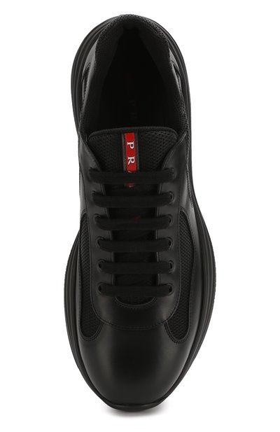 Комбинированные кроссовки america's cup PRADA, арт. 4E3494-6GW-F0002, фото 5