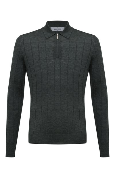 Мужская поло из шерсти и шелка GRAN SASSO, арт. 57137/13118