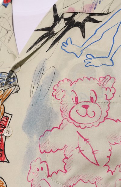 Рубашка из вискозы DOMREBEL, арт. SCRIBBLE/CAMP SHIRT, фото 5