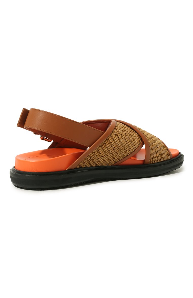 Комбинированные сандалии fussbett MARNI, арт. FBMS013801/P3860, фото 4