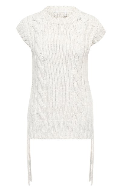 Женский пуловер из хлопка и вискозы CHLOÉ, арт. CHC20AMH02540