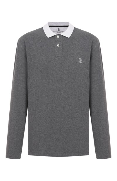 Мужское хлопковое поло BRUNELLO CUCINELLI, арт. M0B138791G