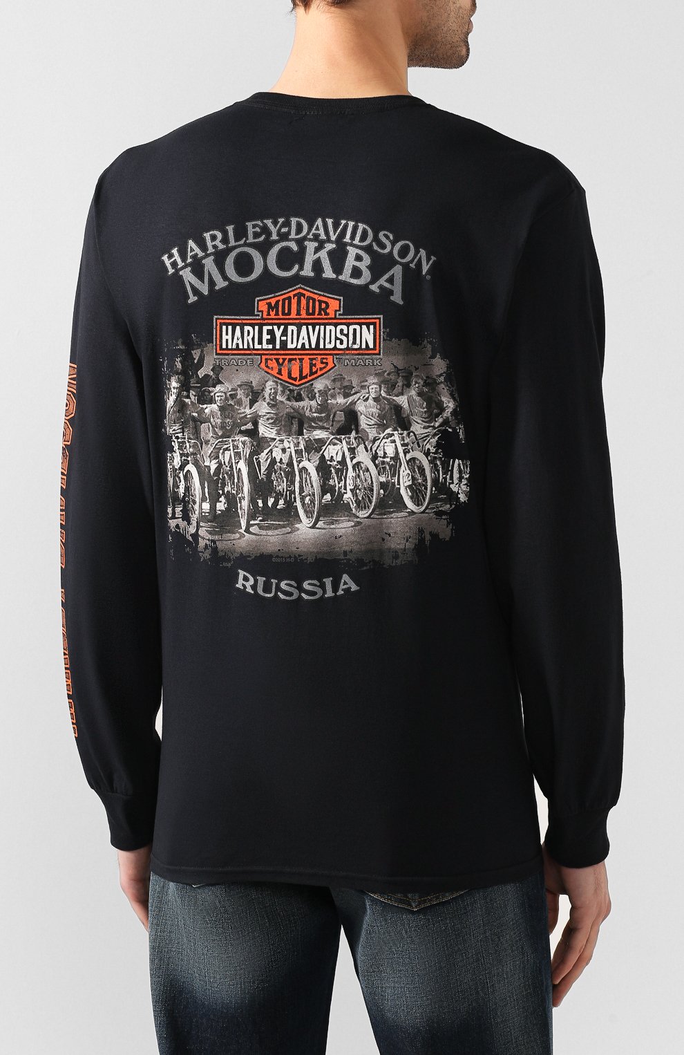 Хлопковый лонгслив exclusive for moscow HARLEY-DAVIDSON, арт. R003470, фото 4