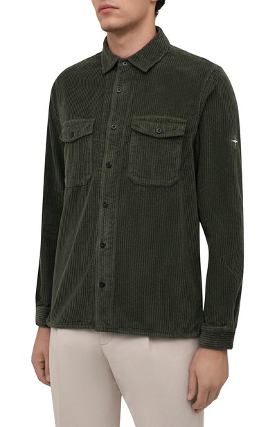Вельветовая рубашка STONE ISLAND, арт. 751512111, фото 3