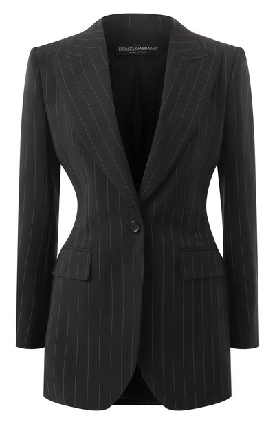 Женский шерстяной жакет DOLCE & GABBANA, арт. F29YLT/FRBDK