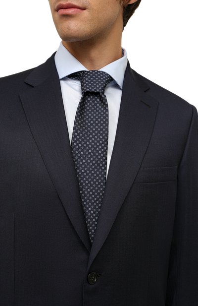 Шелковый галстук CORNELIANI, арт. 90U390-2820307/00, фото 2