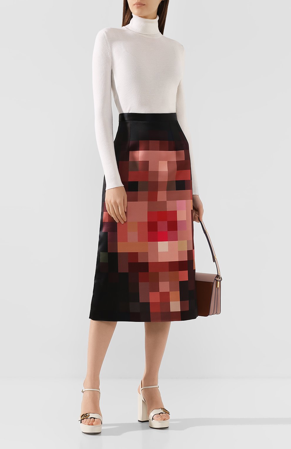 Юбка MARNI разноцветного цвета по цене 85550 руб., арт. G0MA0176A0/TP700, фото 2 Юбка MARNI, арт. G0MA0176A0/TP700, фото 2