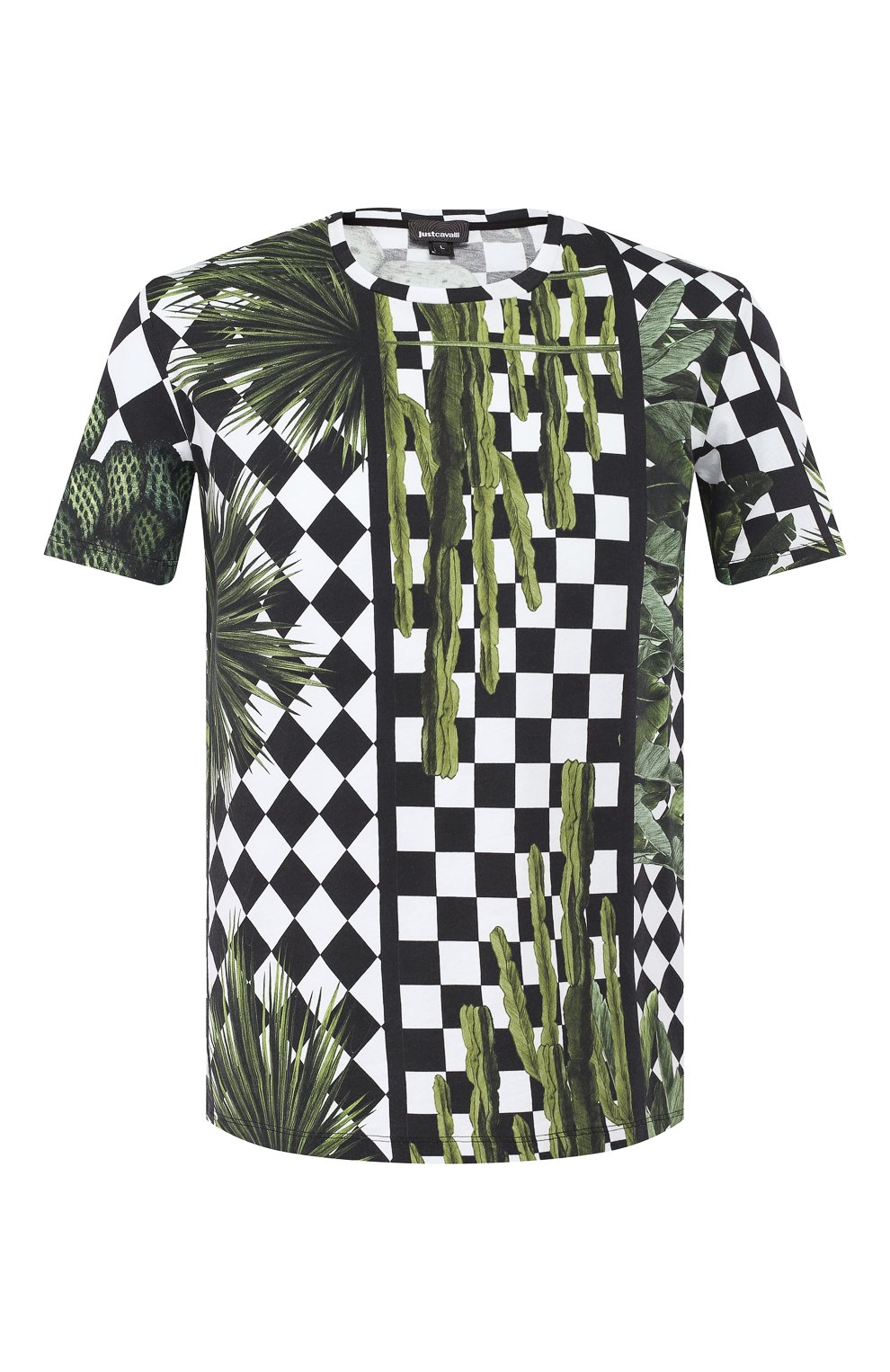 Хлопковая футболка JUST CAVALLI, арт. S03GC0521/N21407, фото 1