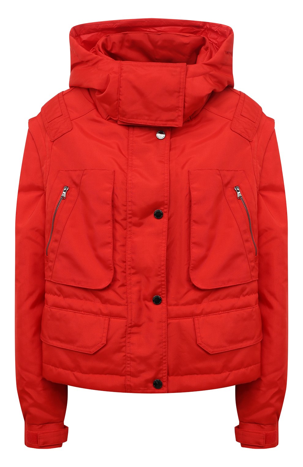 Утепленная куртка PATRIZIA PEPE красного цвета по цене 60800 руб., арт. 8O0087_A305, фото 1 Утепленная куртка PATRIZIA PEPE, арт. 8O0087_A305, фото 1