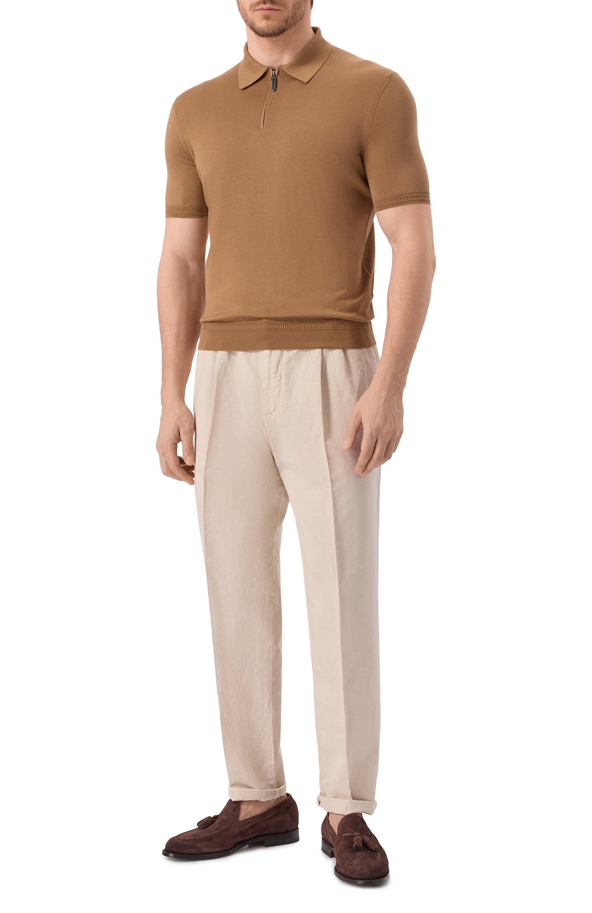 Шелковое поло STEFANO RICCI, арт. K616215P31/F25101, фото 2