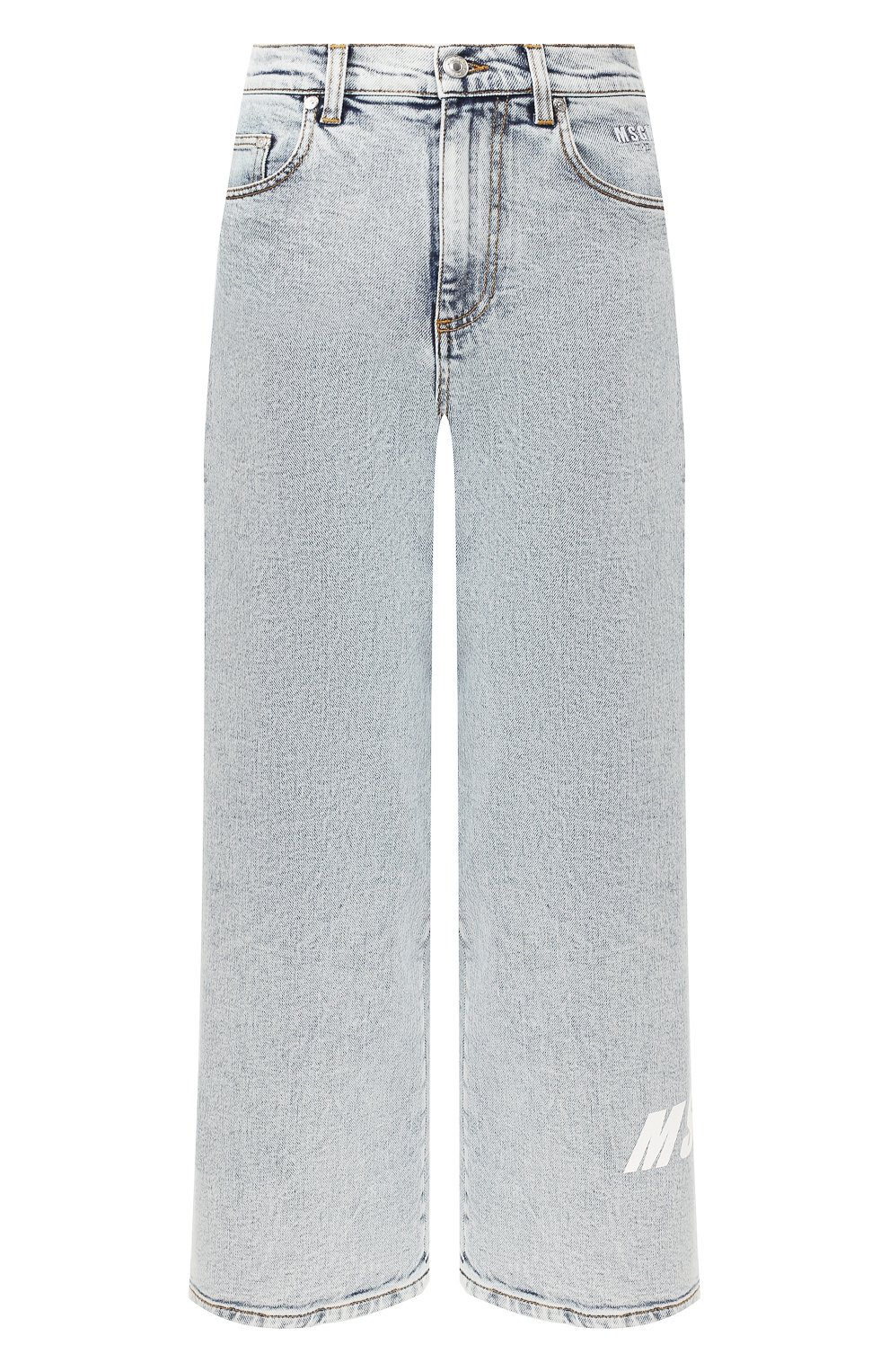 Джинсы MSGM голубого цвета по цене 25550 руб., арт. 2841MDP58LX 207275, фото 1 Джинсы MSGM, арт. 2841MDP58LX 207275, фото 1