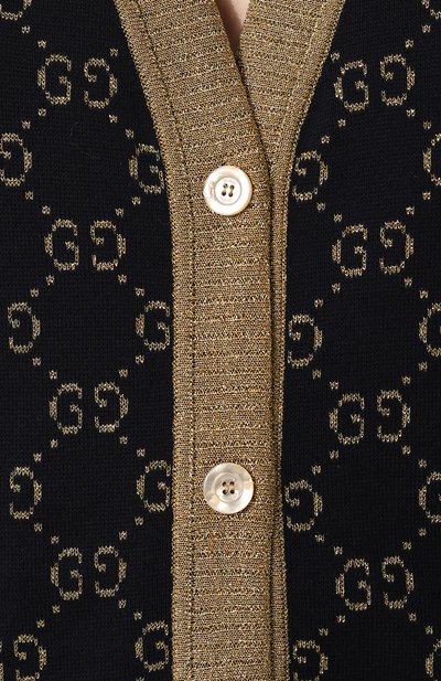  Хлопковый кардиган GUCCI, арт. 529193/X9W83, фото 5