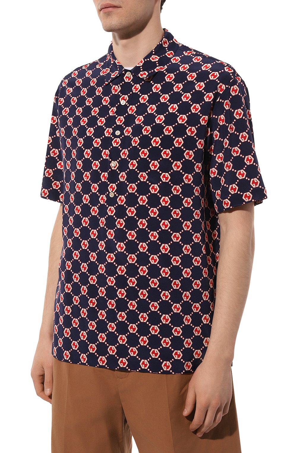 Шелковая рубашка GUCCI, арт. 654887 ZAF9W, фото 3