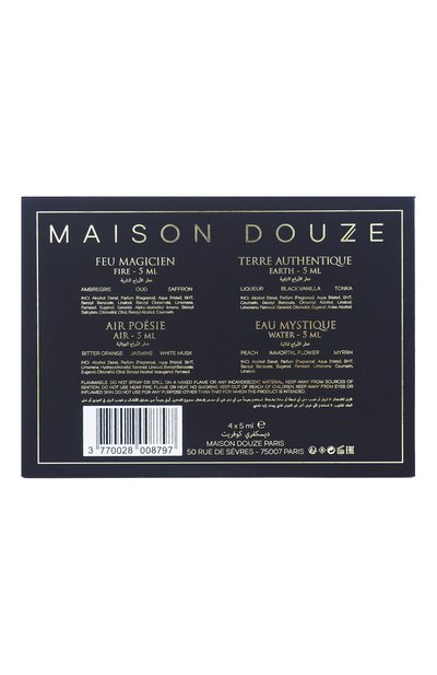 Набор духов 4 elements (4x5ml) MAISON DOUZE, арт. 3770028008797, фото 3