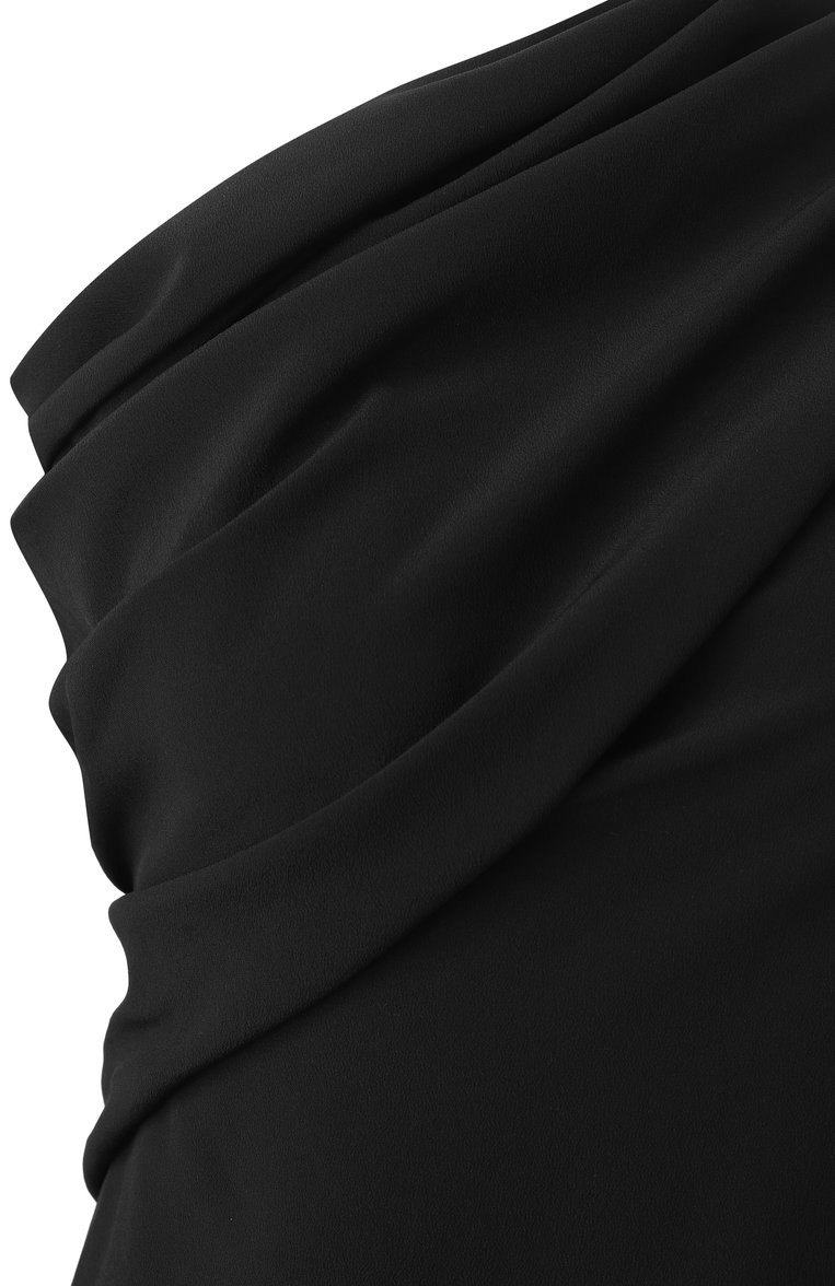 Женское платье RICK OWENS черного цвета, арт. RP01E7509/CC | Фото 6 (Драгоценные камни: Проставлено; Материал внешний: Шелк, Синтетический материал; Длина Ж (юбки, платья, шорты): Макси; Материал сплава: Проставлено; Стили: Гламурный; Рукава: Без рукавов; Женское Кросс-КТ: Платье-одежда; Случай: Вечерний)