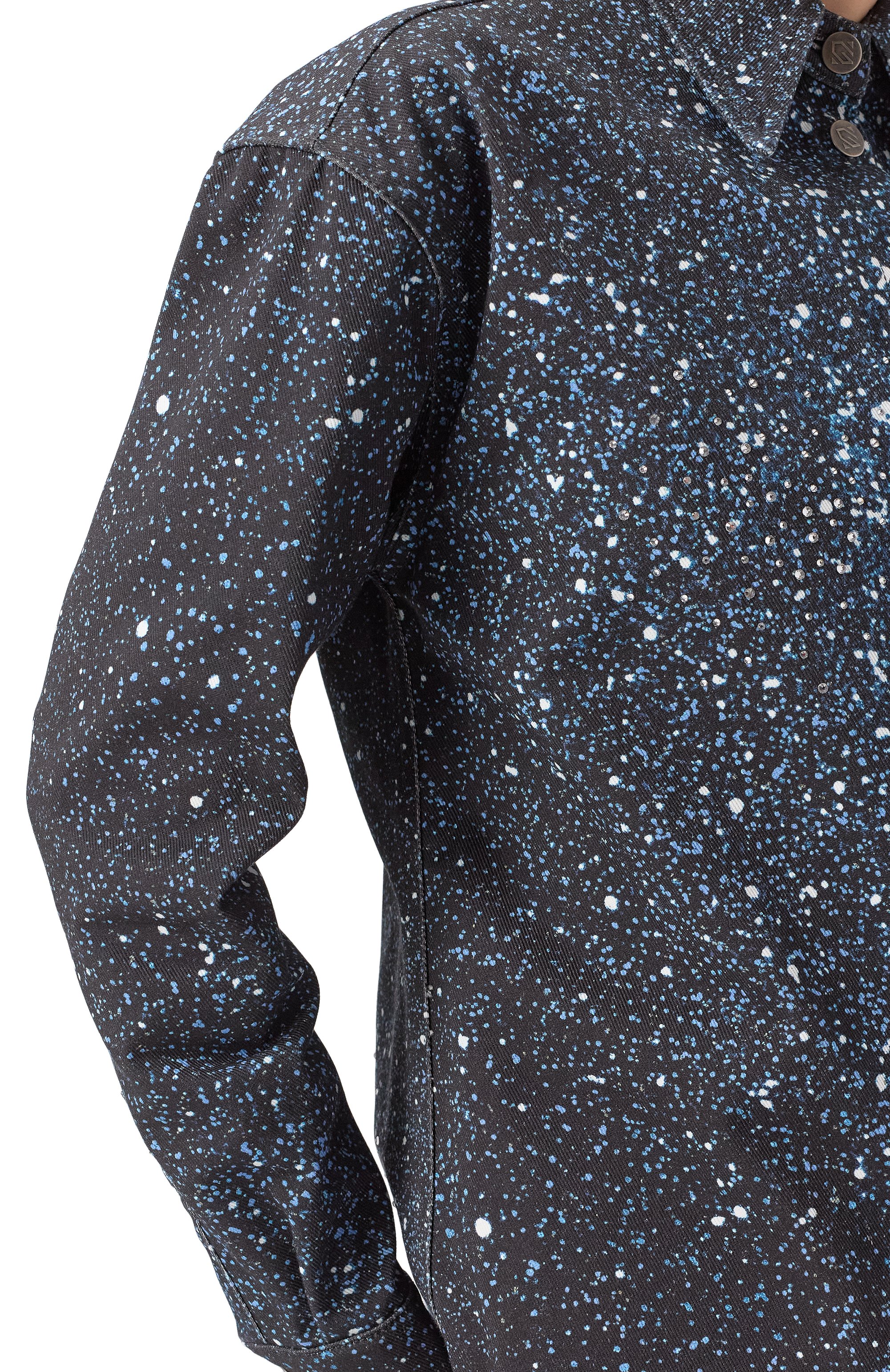 Джинсовая рубашка GIUSEPPE DI MORABITO, арт. 04SSDNT032C 04455, фото 5