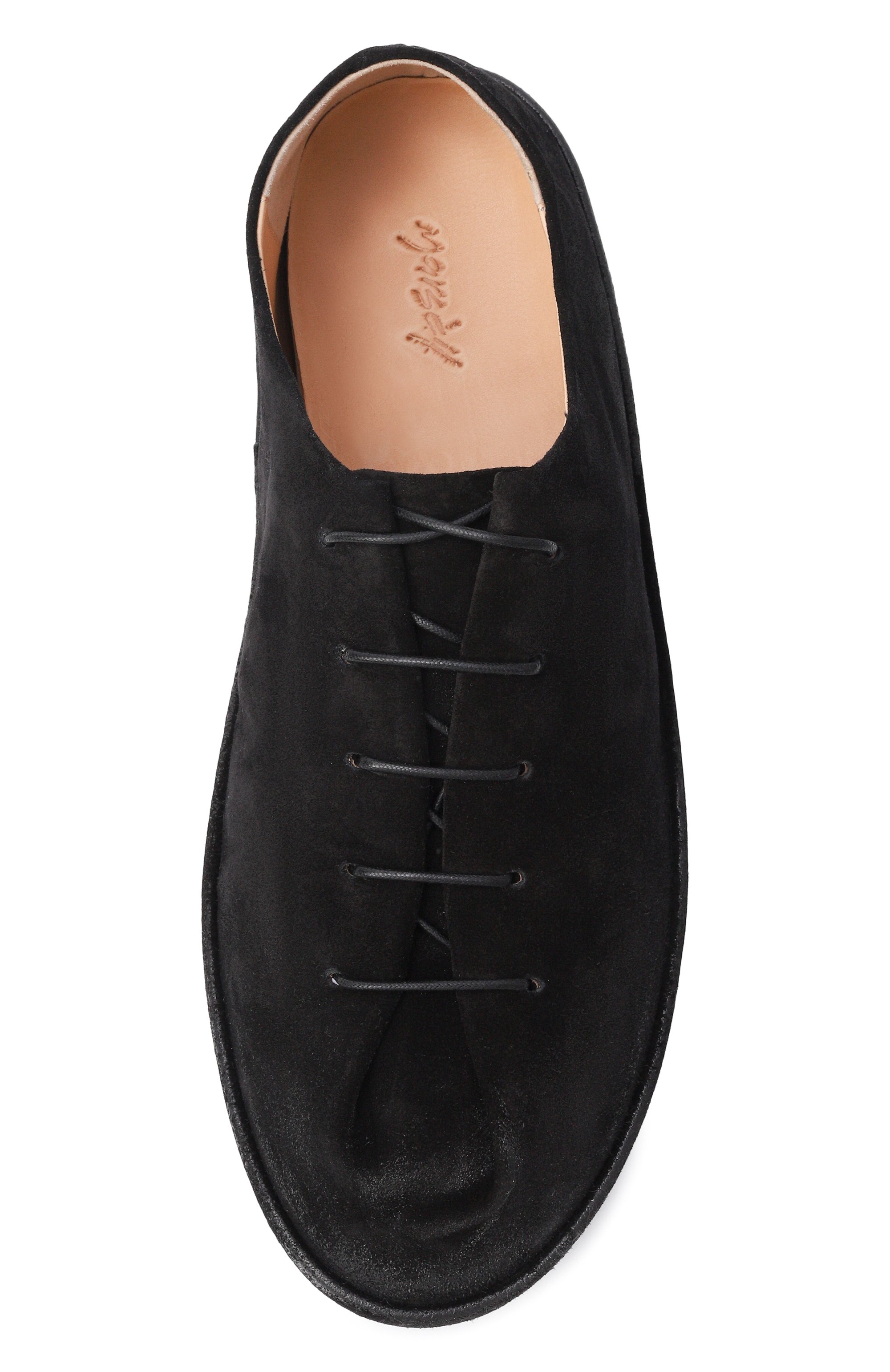 Замшевые дерби MARSELL черного цвета по цене 93350 руб., арт. MM4911/P024, фото 5 Замшевые дерби MARSELL, арт. MM4911/P024, фото 5