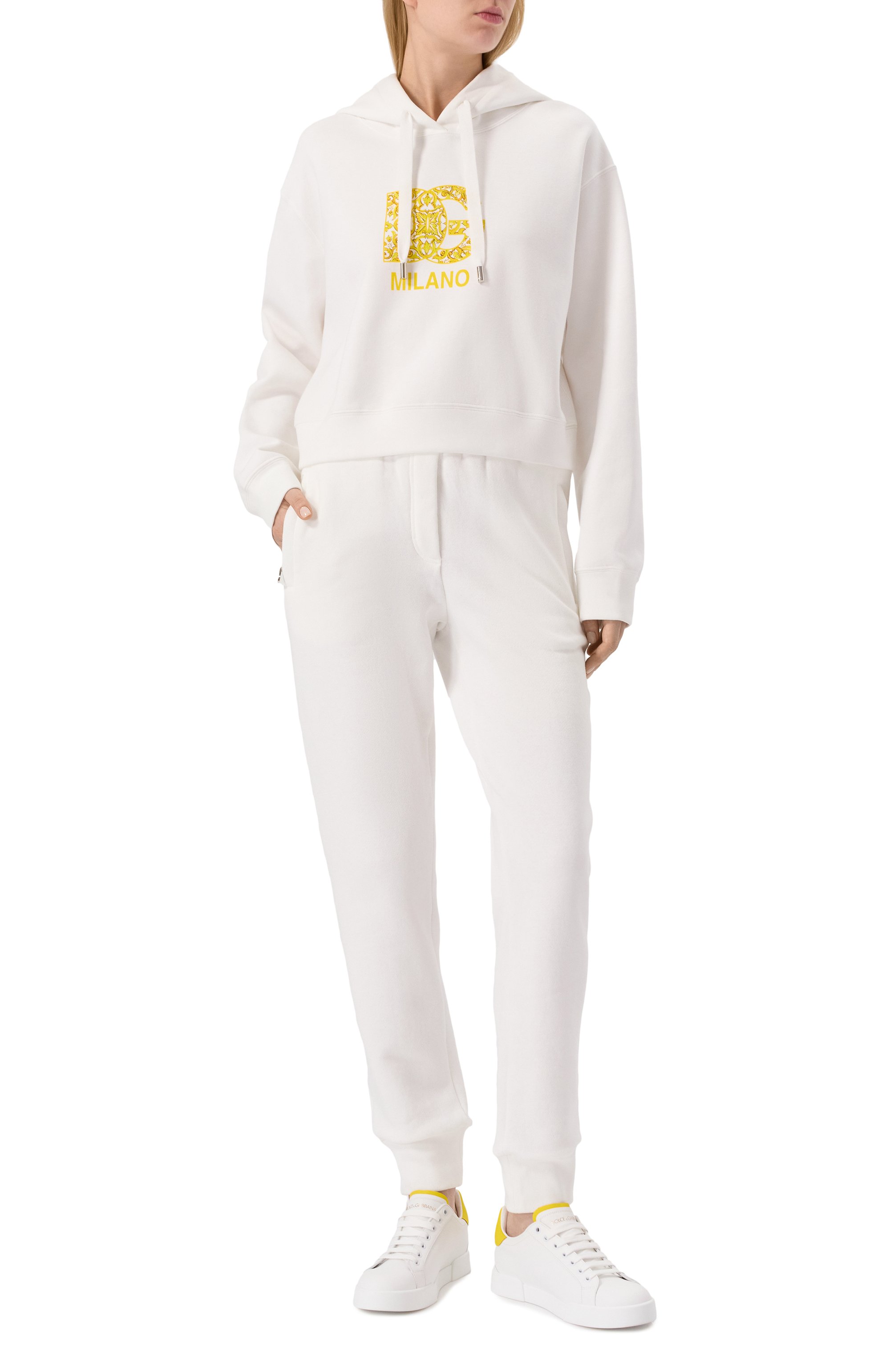 Кожаные кеды portofino DOLCE & GABBANA, арт. CK2277/AV066, фото 2