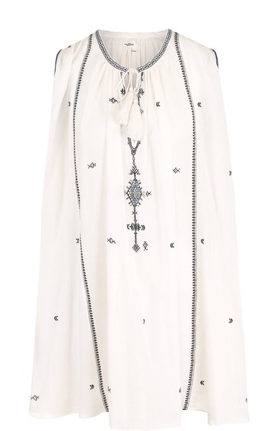 Женское хлопковое мини-платье свободного кроя ISABEL MARANT ETOILE, арт. R01072-18P031E/MALYA