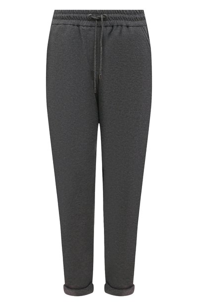 Женские хлопковые брюки BRUNELLO CUCINELLI, арт. MH827SA399