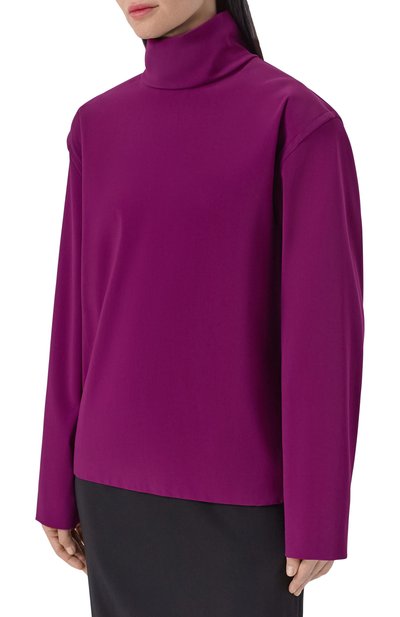 Водолазка из вискозы SAINT LAURENT, арт. 848169/Y5J19, фото 3