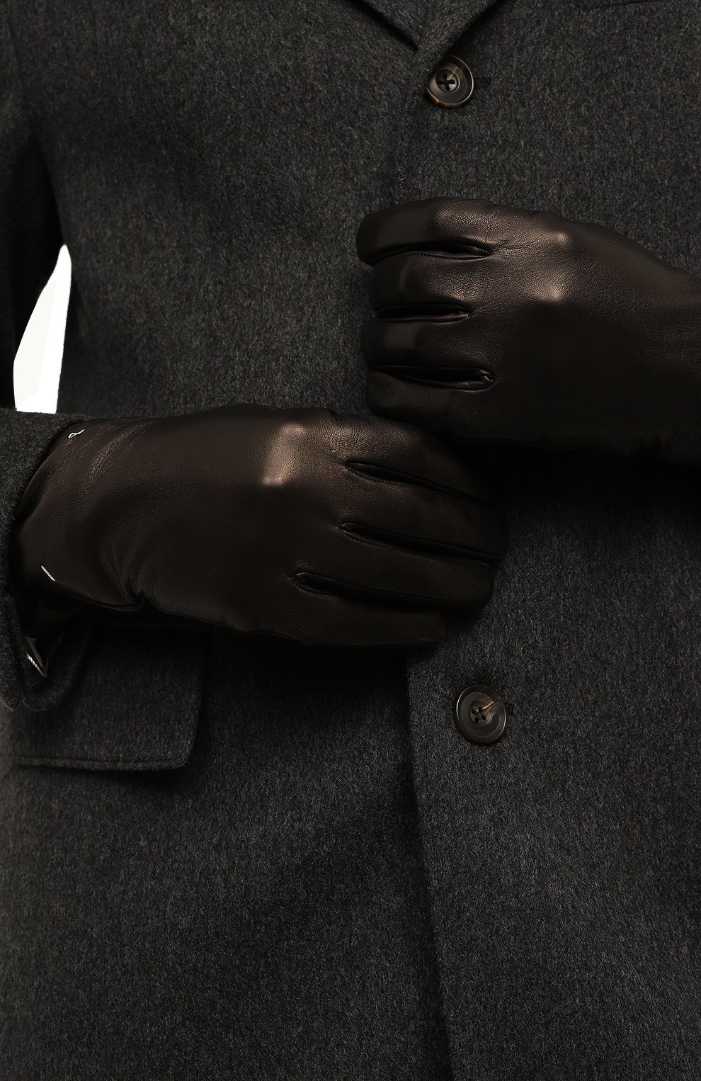 Кожаные перчатки MAISON MARGIELA, арт. S67TS0025/SY1536, фото 2