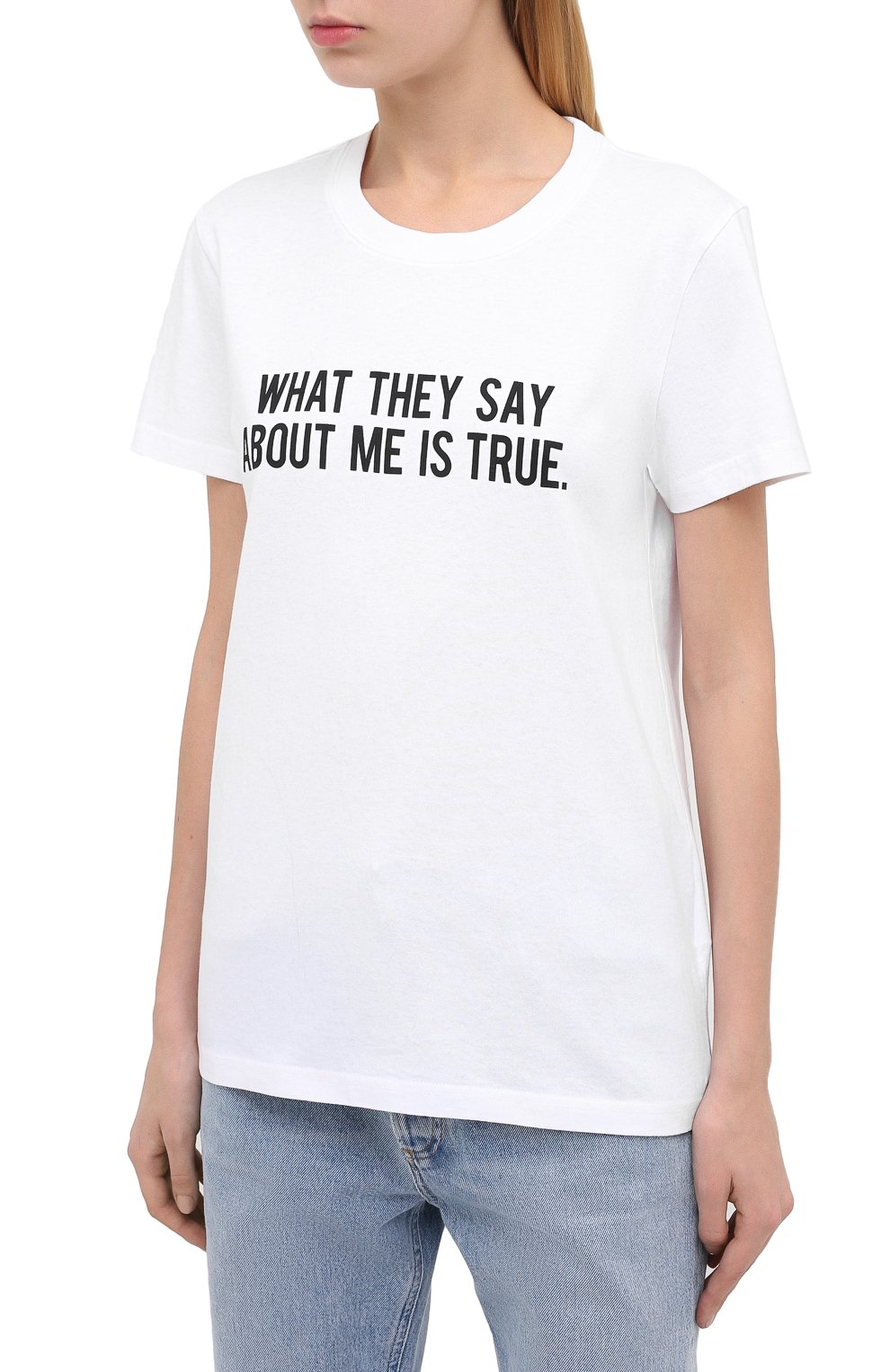 Хлопковая футболка OFF-WHITE белого цвета по цене 26350 руб., арт. 0WAA049E20JER0150110, фото 3 Хлопковая футболка OFF-WHITE, арт. 0WAA049E20JER0150110, фото 3