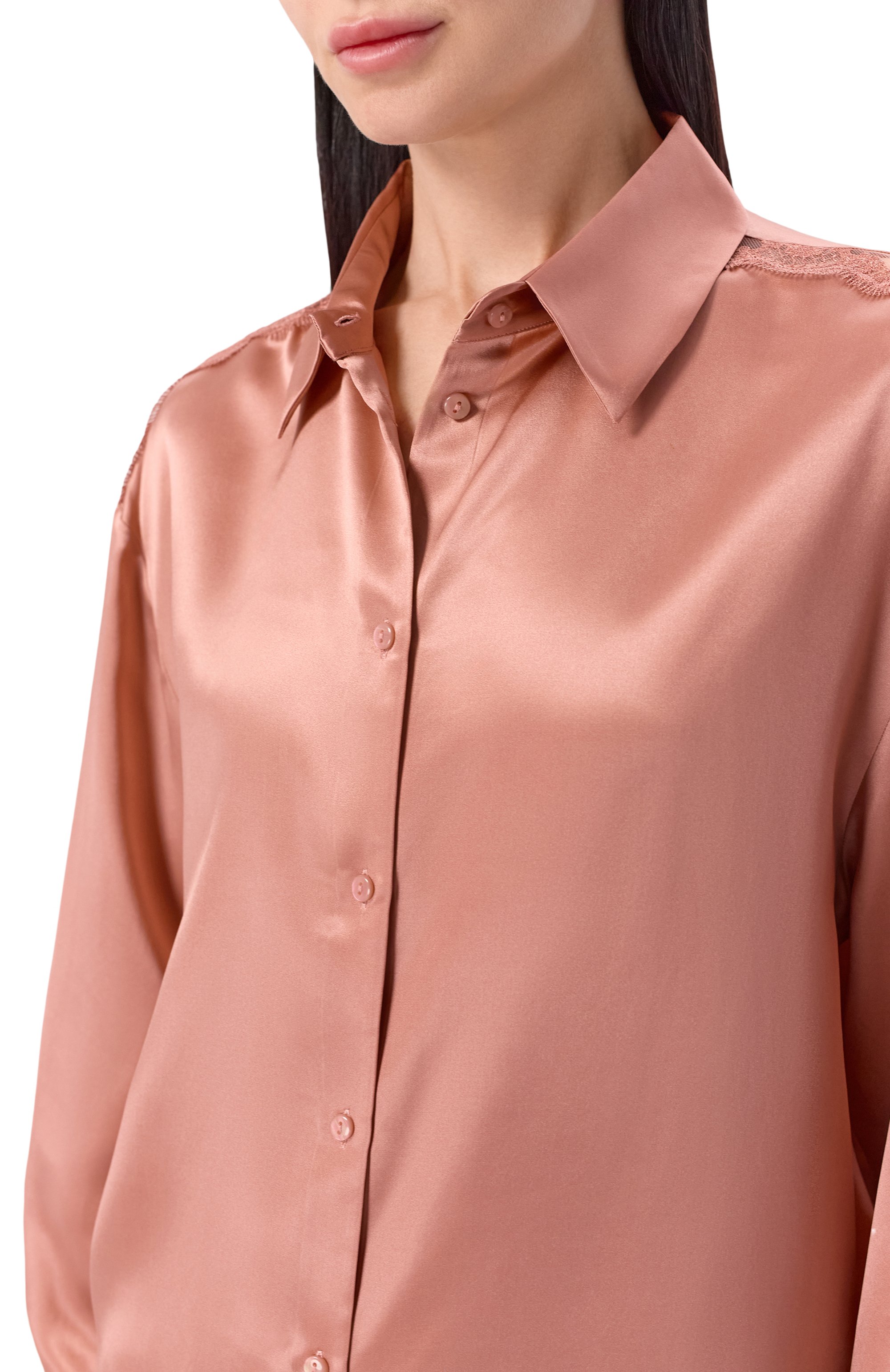 Шелковая рубашка SIMONE PERELE, арт. 1F8957, фото 5