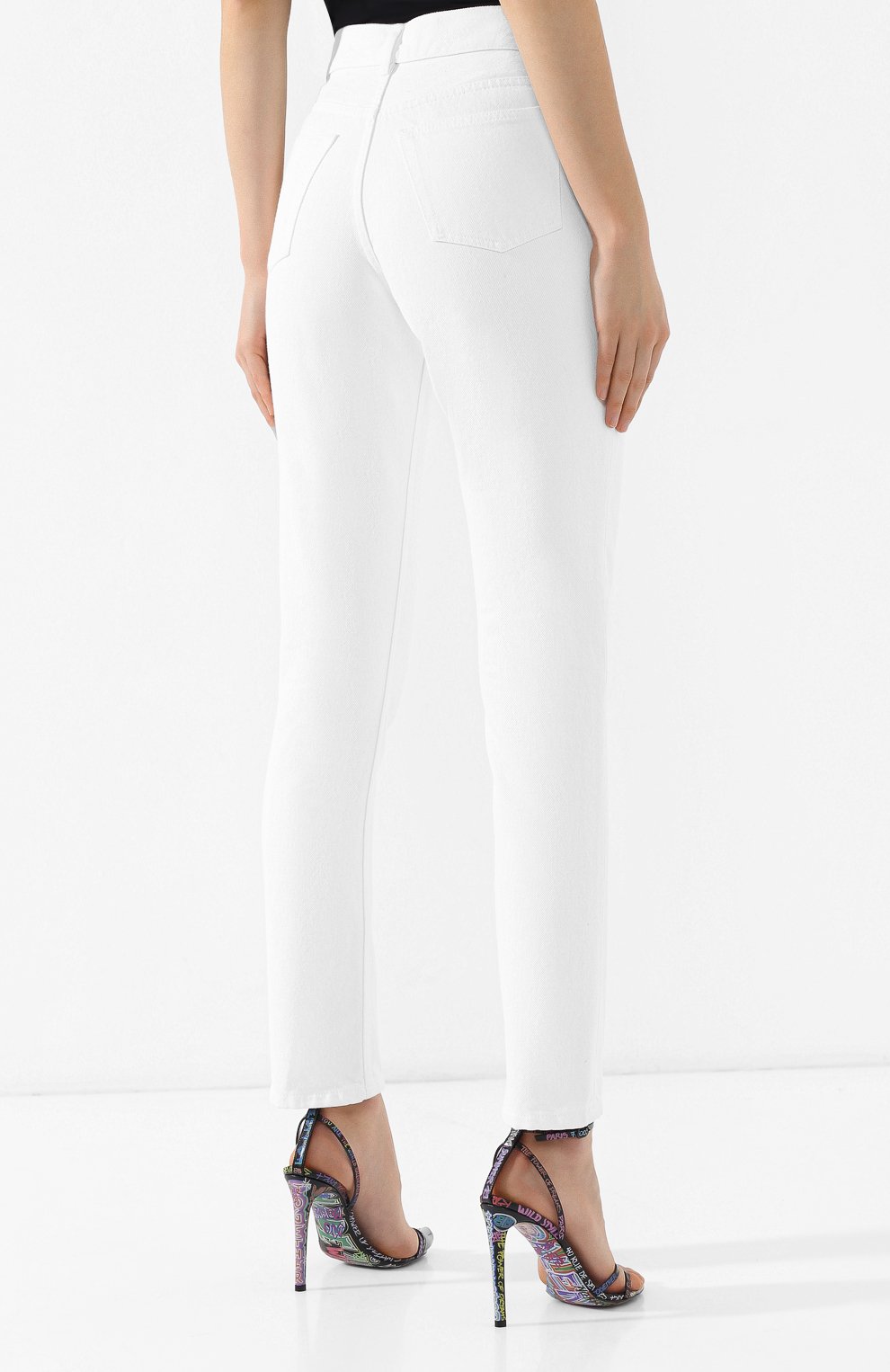 Джинсы прямого кроя BALENCIAGA, арт. 556731/TDW04, фото 4