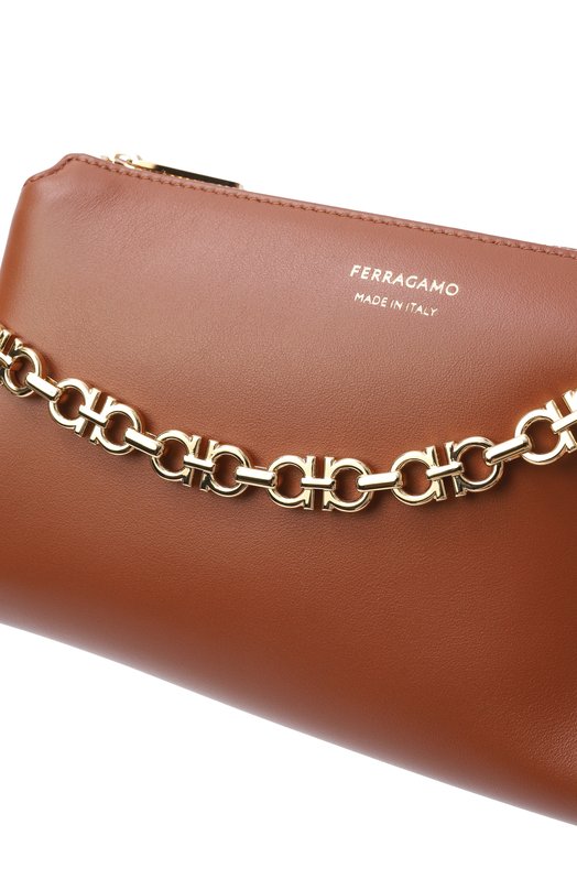 Сумка Gancio Ferragamo 221076/790 Коричневый  221076/790 Фото 6