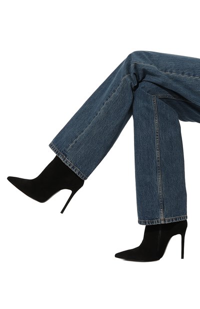 Замшевые ботильоны lake 110 MATTIA CAPEZZANI черного цвета по цене 55600 руб., арт. W427/CAM0SCI0, фото 3 Замшевые ботильоны lake 110 MATTIA CAPEZZANI, арт. W427/CAM0SCI0, фото 3