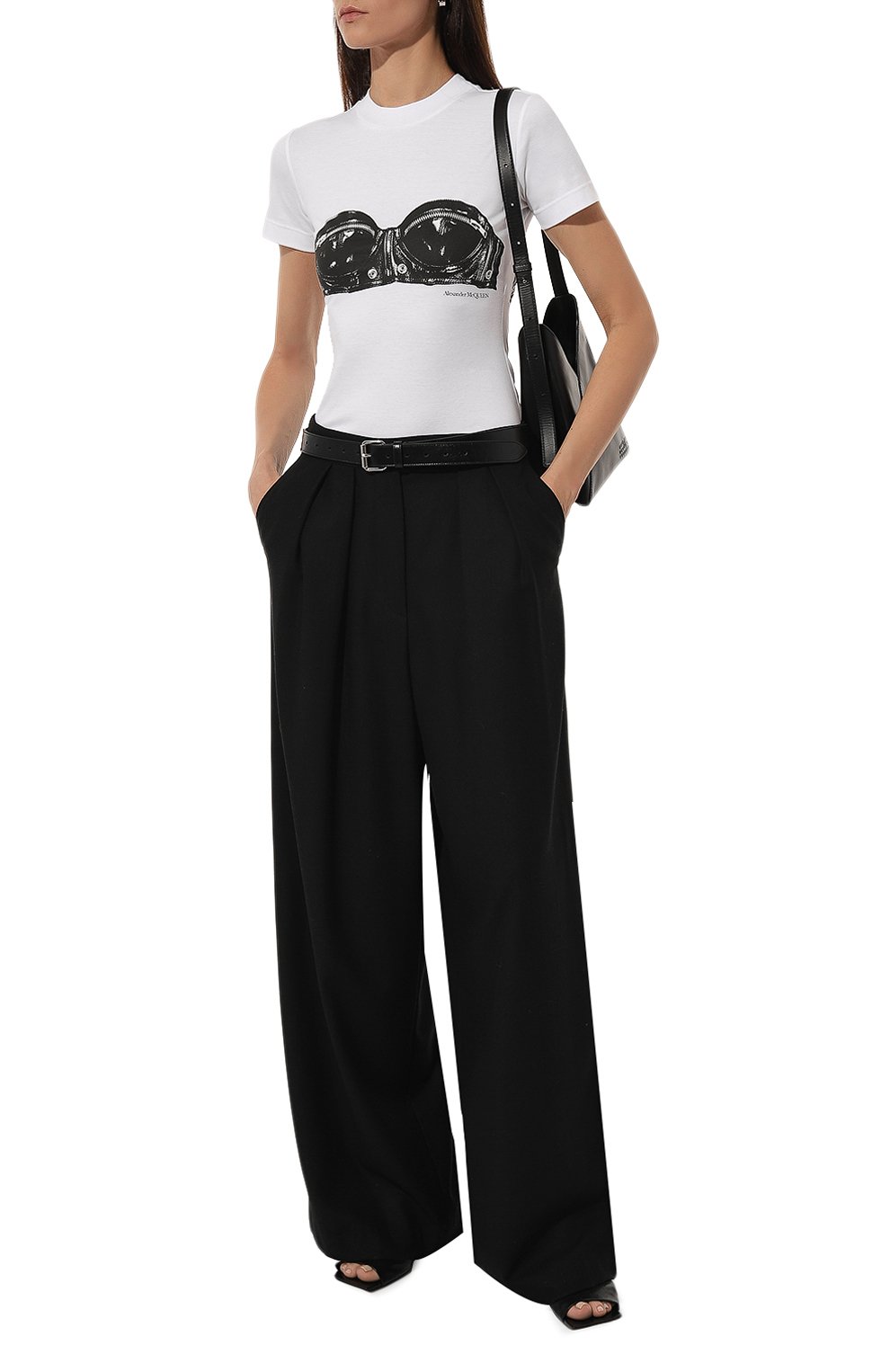 Хлопковая футболка ALEXANDER MCQUEEN, арт. 752355/QZAJY, фото 2