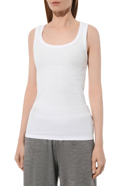 Хлопковая майка BOSS ORANGE, арт. 50504245, фото 3