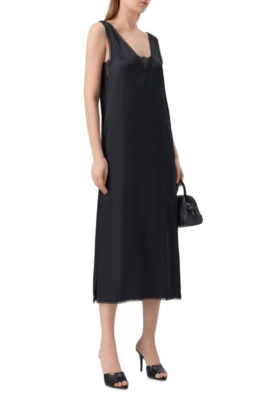 Платье из вискозы Zadig and Voltaire WWDR02668 Чёрный  WWDR02668 Фото 2