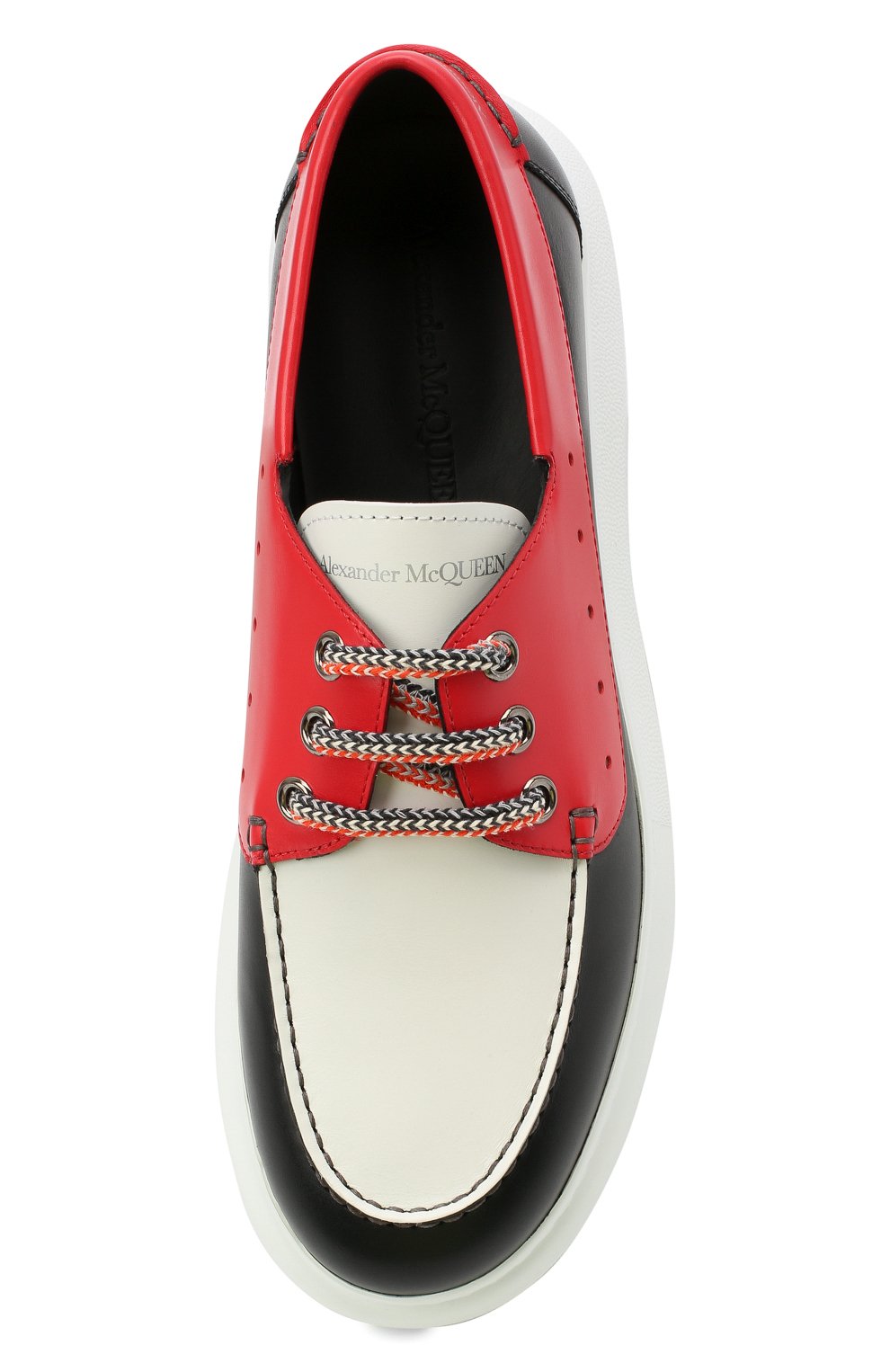 Кожаные кеды ALEXANDER MCQUEEN, арт. 625195/WHYF2, фото 5