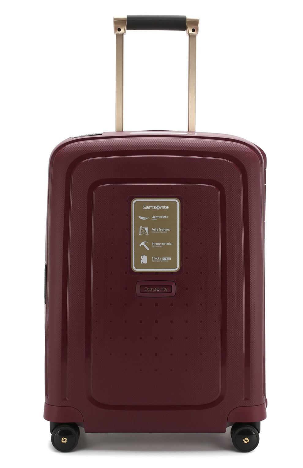 Дорожный чемодан s'cure dlx SAMSONITE бордового цвета по цене 23650 руб., арт. U44-20003, фото 4 Дорожный чемодан s'cure dlx SAMSONITE, арт. U44-20003, фото 4