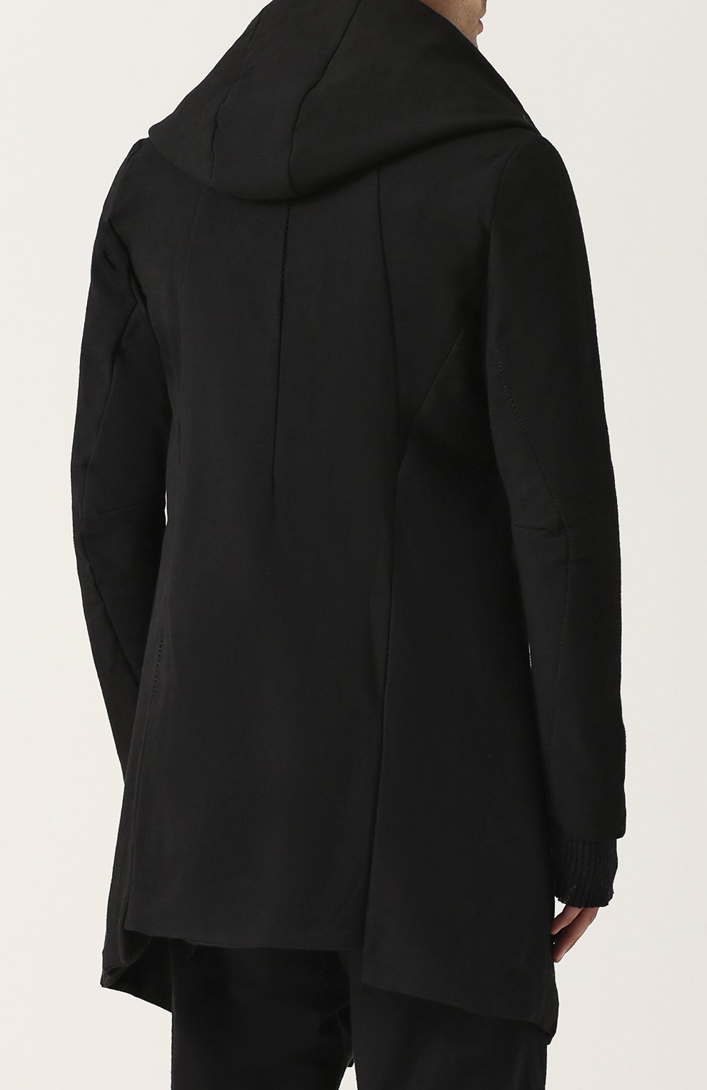 Пальто из смеси шерсти и льна на молнии с капюшоном MASNADA, арт. M1941, фото 4