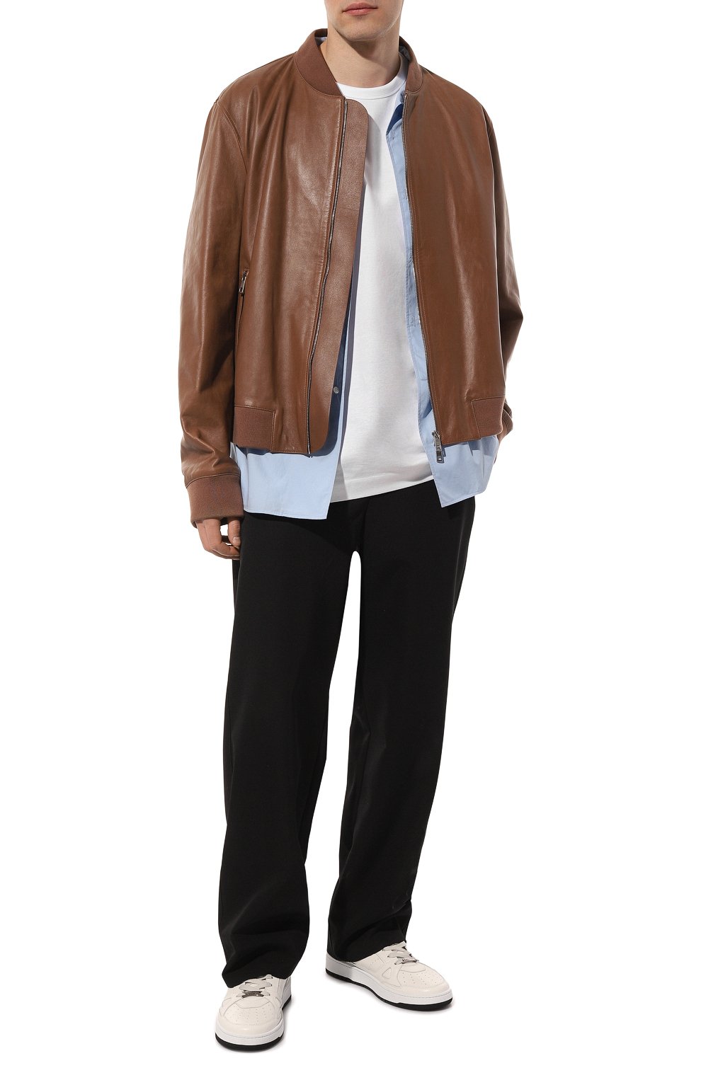 Кожаные кеды ROBERTO CAVALLI, арт. 18709 A, фото 2