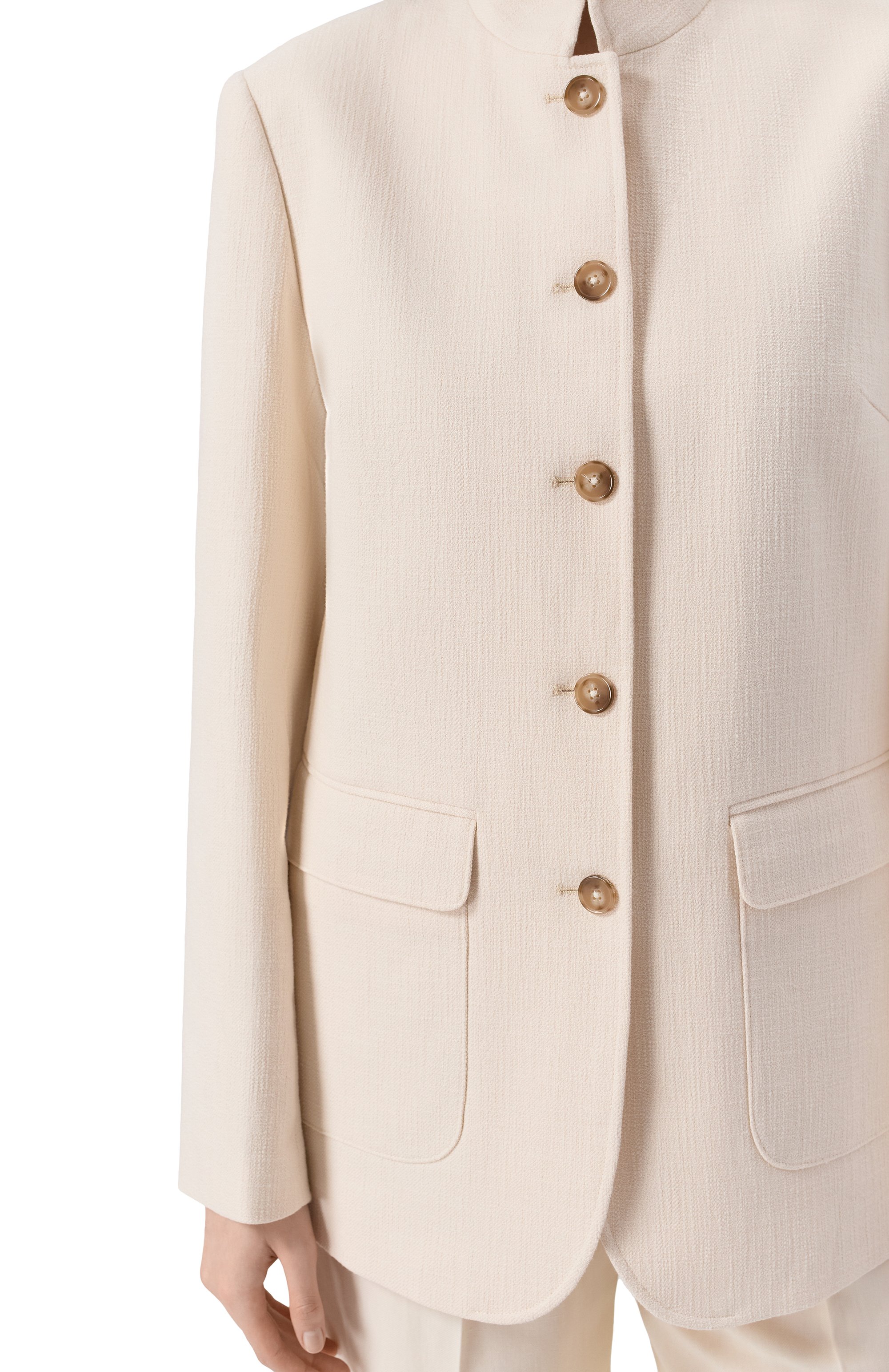 Хлопковый жакет 12 STOREEZ, арт. 137591, фото 5